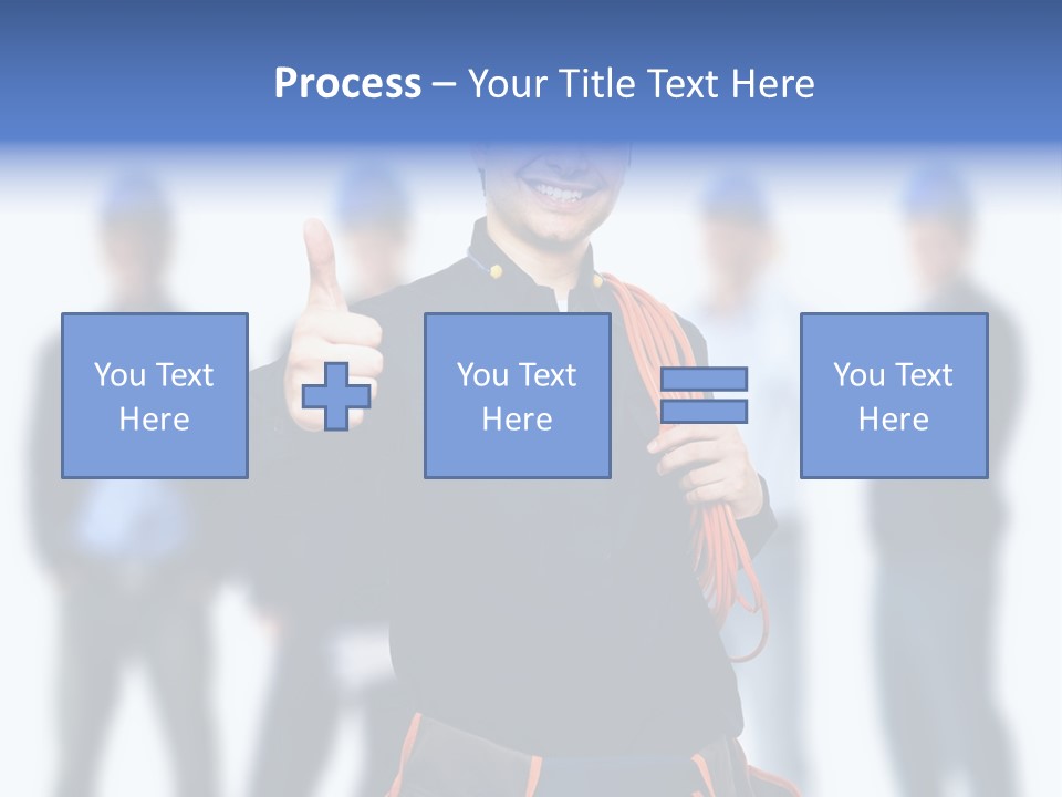 Manager Engineering Helmet PowerPoint Template