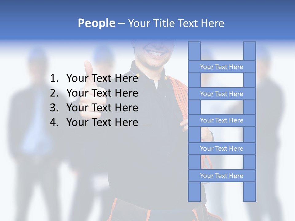 Manager Engineering Helmet PowerPoint Template
