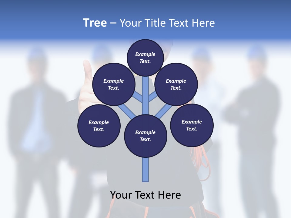 Manager Engineering Helmet PowerPoint Template