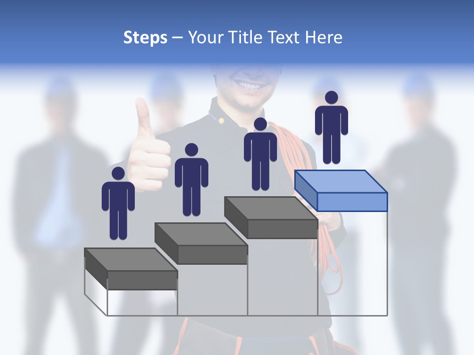 Manager Engineering Helmet PowerPoint Template