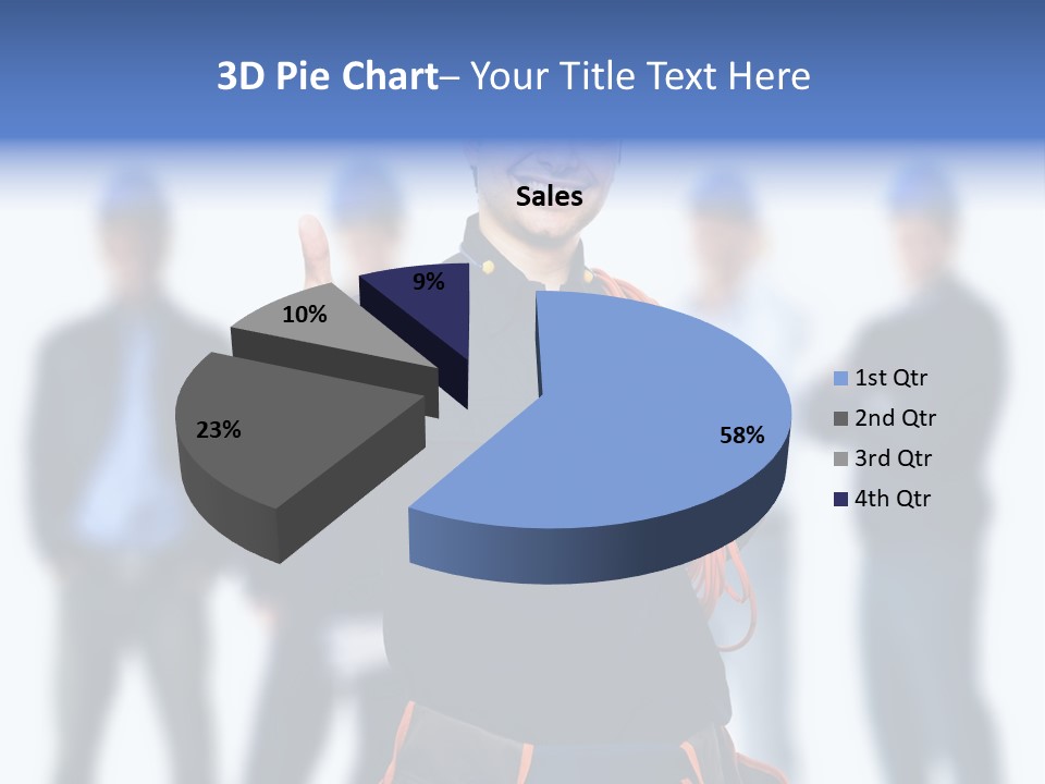 Manager Engineering Helmet PowerPoint Template