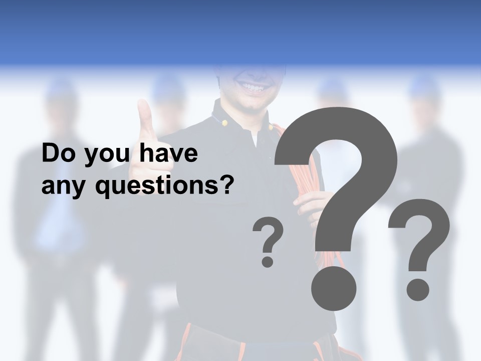 Manager Engineering Helmet PowerPoint Template