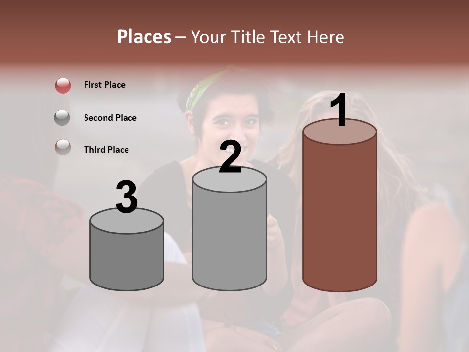 Female Friendship Talking PowerPoint Template