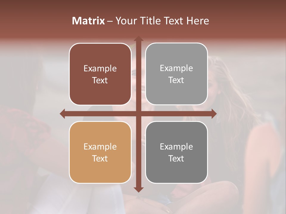 Female Friendship Talking PowerPoint Template