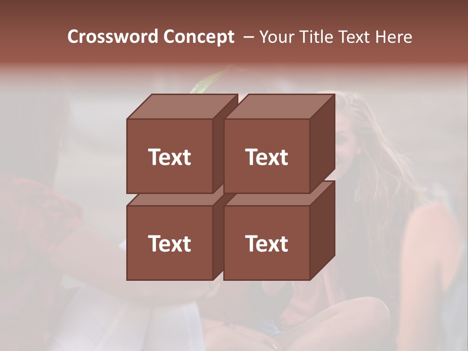 Female Friendship Talking PowerPoint Template