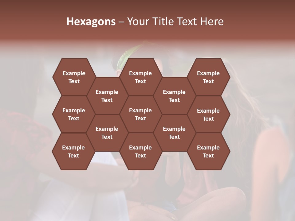 Female Friendship Talking PowerPoint Template