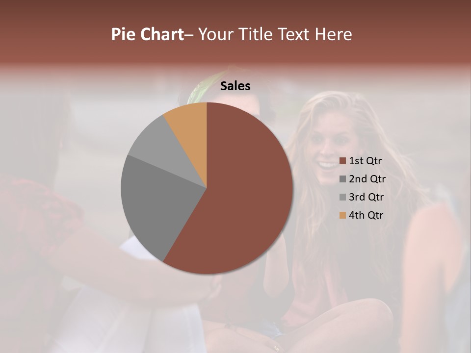 Female Friendship Talking PowerPoint Template