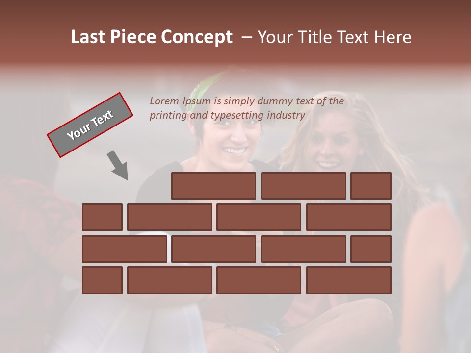 Female Friendship Talking PowerPoint Template