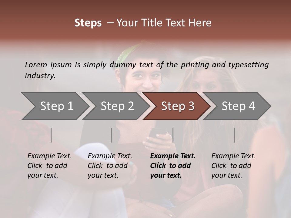 Female Friendship Talking PowerPoint Template