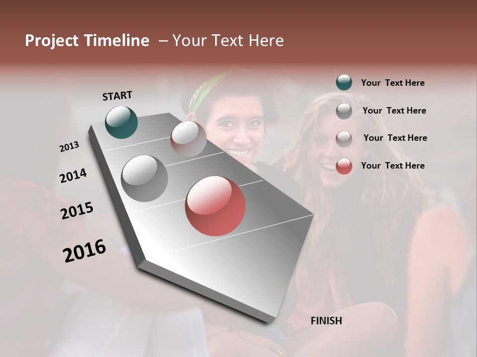Female Friendship Talking PowerPoint Template