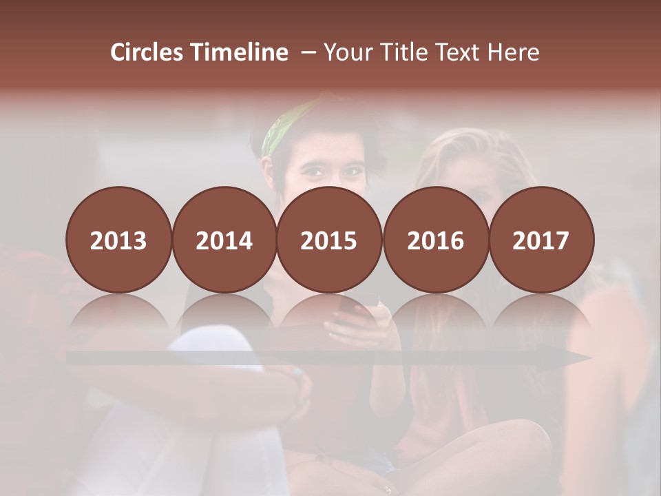 Female Friendship Talking PowerPoint Template