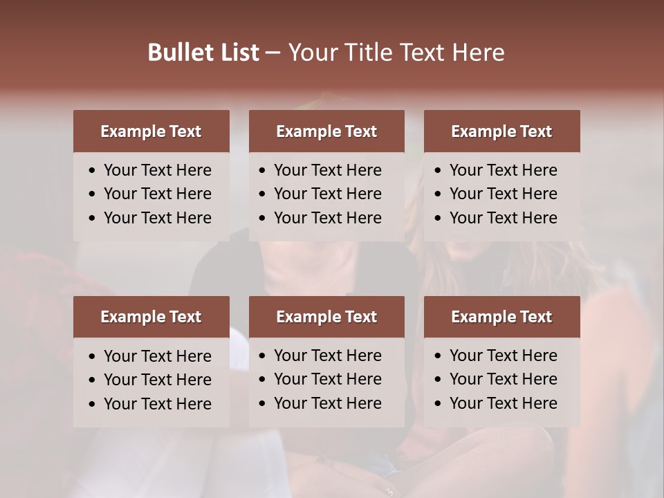 Female Friendship Talking PowerPoint Template