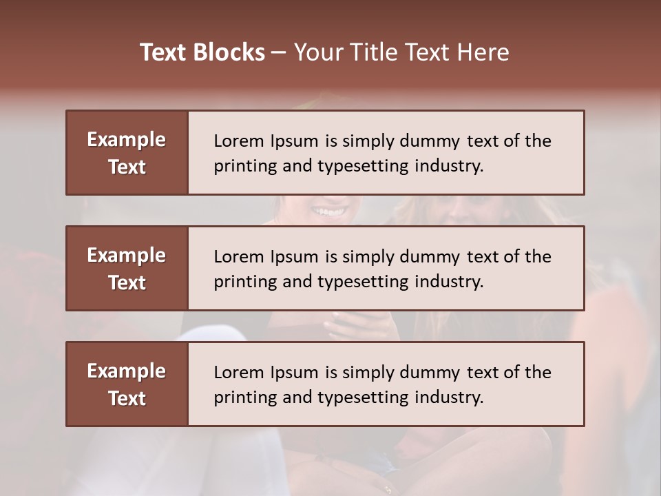 Female Friendship Talking PowerPoint Template