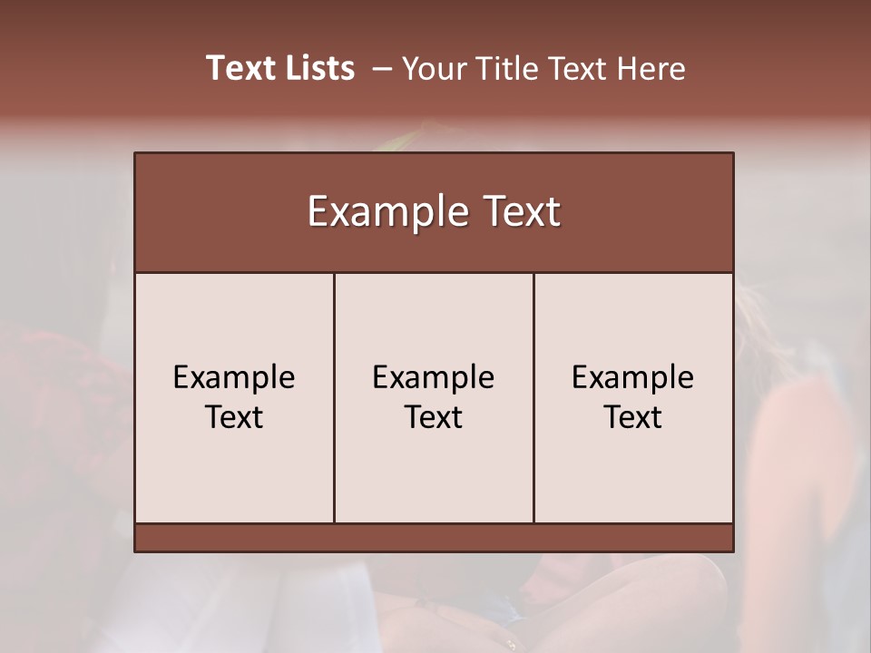 Female Friendship Talking PowerPoint Template