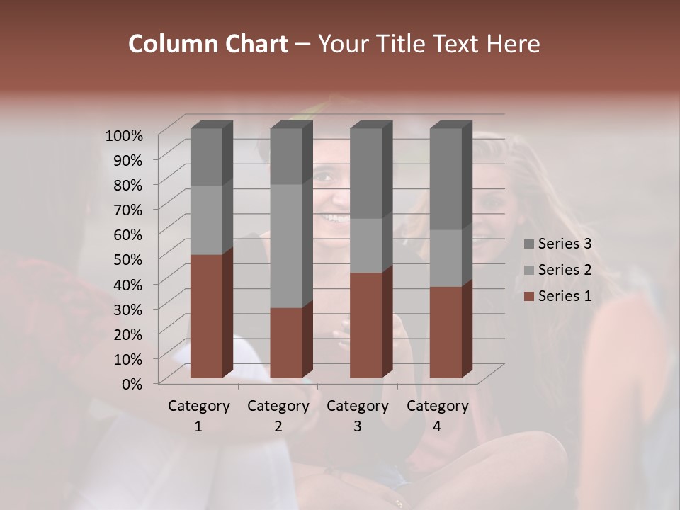 Female Friendship Talking PowerPoint Template