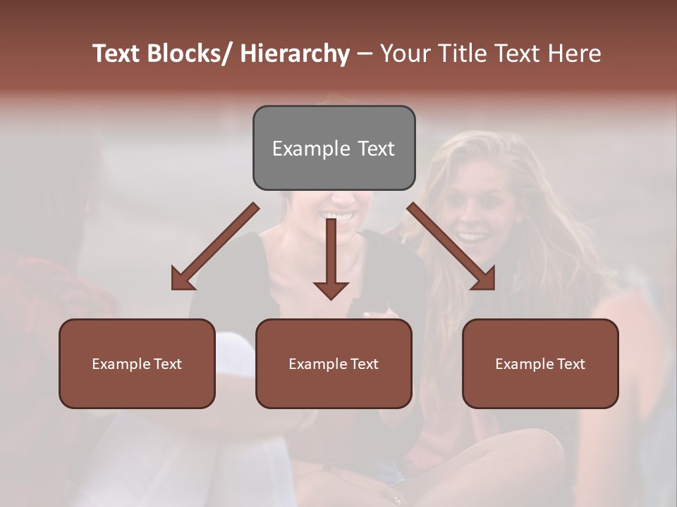 Female Friendship Talking PowerPoint Template