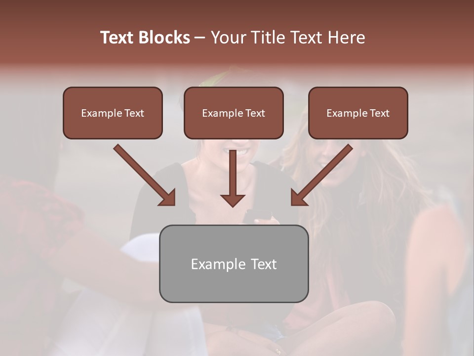 Female Friendship Talking PowerPoint Template