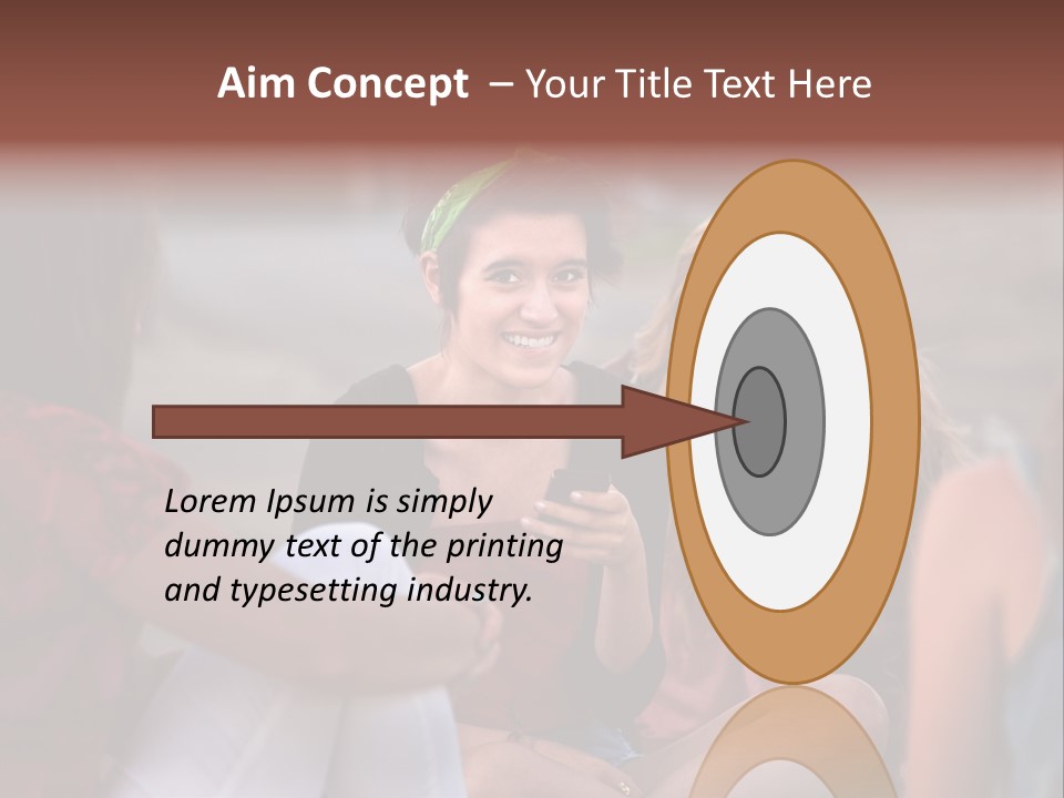 Female Friendship Talking PowerPoint Template