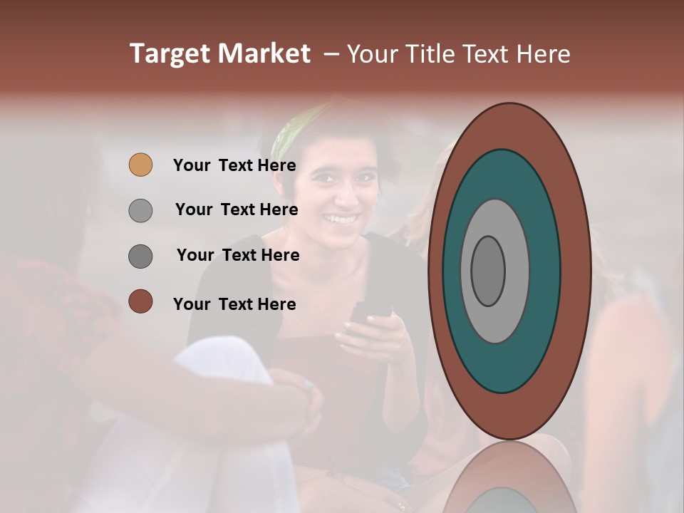 Female Friendship Talking PowerPoint Template