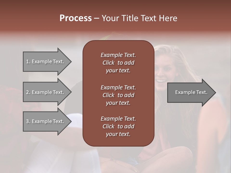 Female Friendship Talking PowerPoint Template