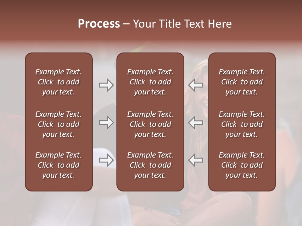 Female Friendship Talking PowerPoint Template