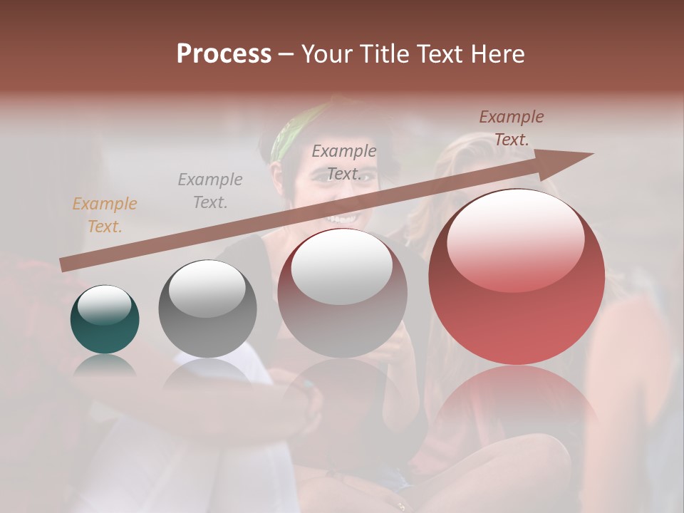 Female Friendship Talking PowerPoint Template