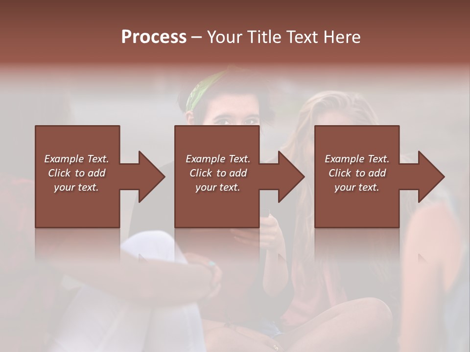 Female Friendship Talking PowerPoint Template