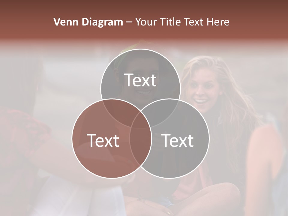 Female Friendship Talking PowerPoint Template