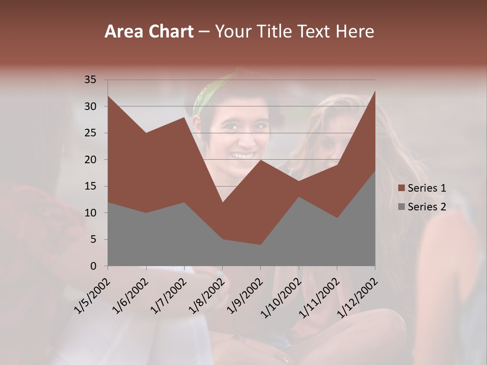 Female Friendship Talking PowerPoint Template