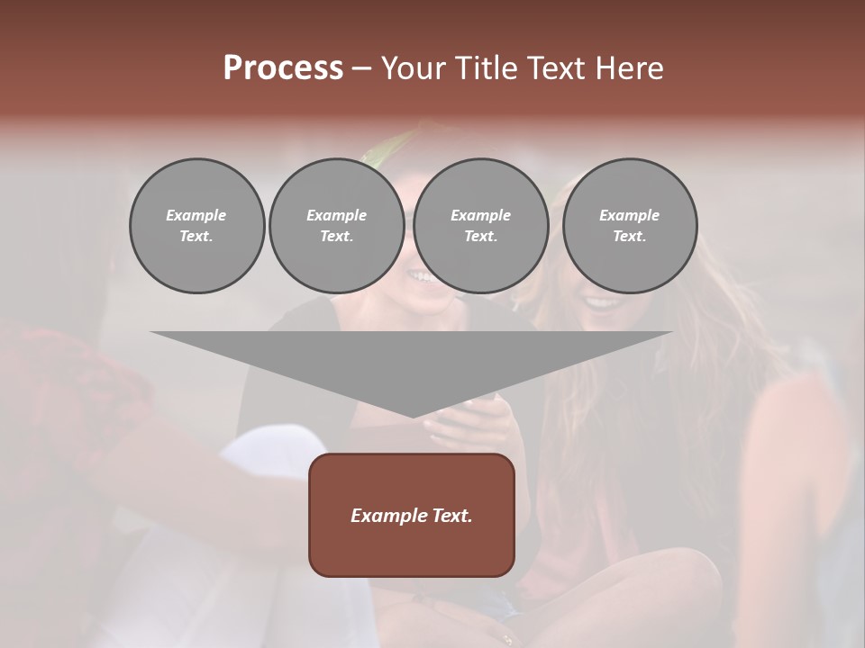 Female Friendship Talking PowerPoint Template