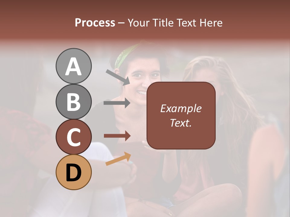 Female Friendship Talking PowerPoint Template
