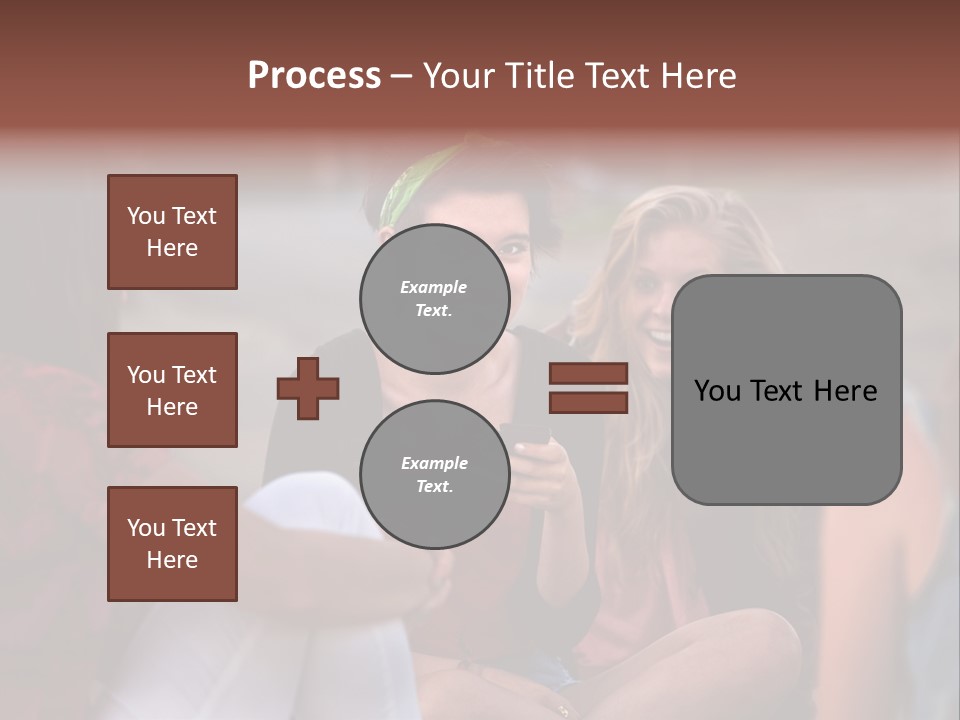 Female Friendship Talking PowerPoint Template