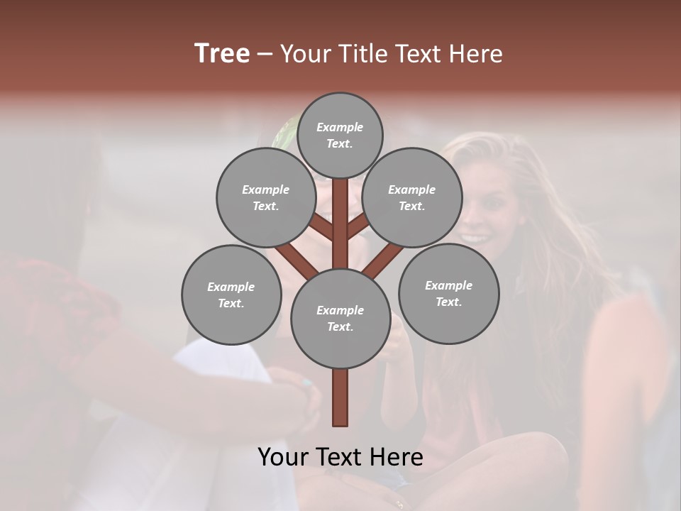 Female Friendship Talking PowerPoint Template