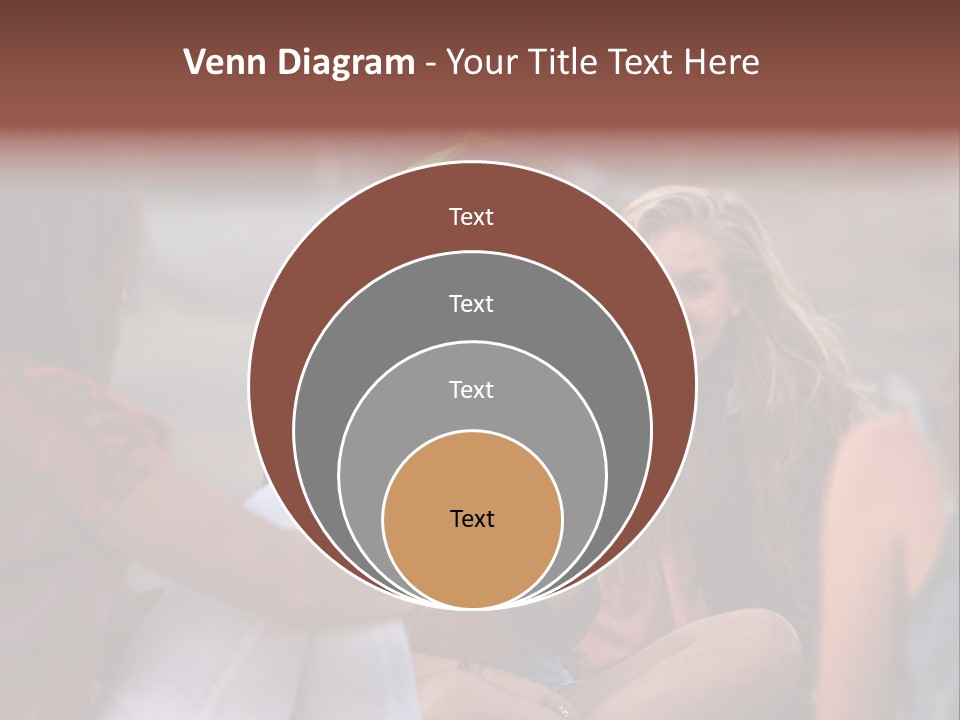 Female Friendship Talking PowerPoint Template