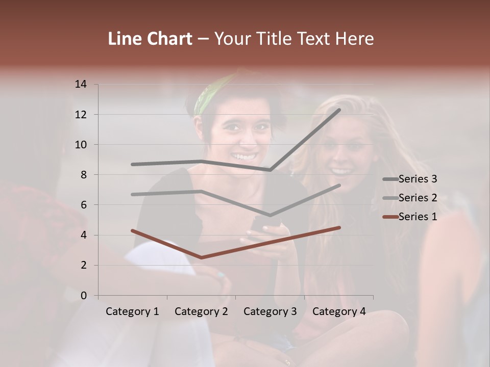 Female Friendship Talking PowerPoint Template
