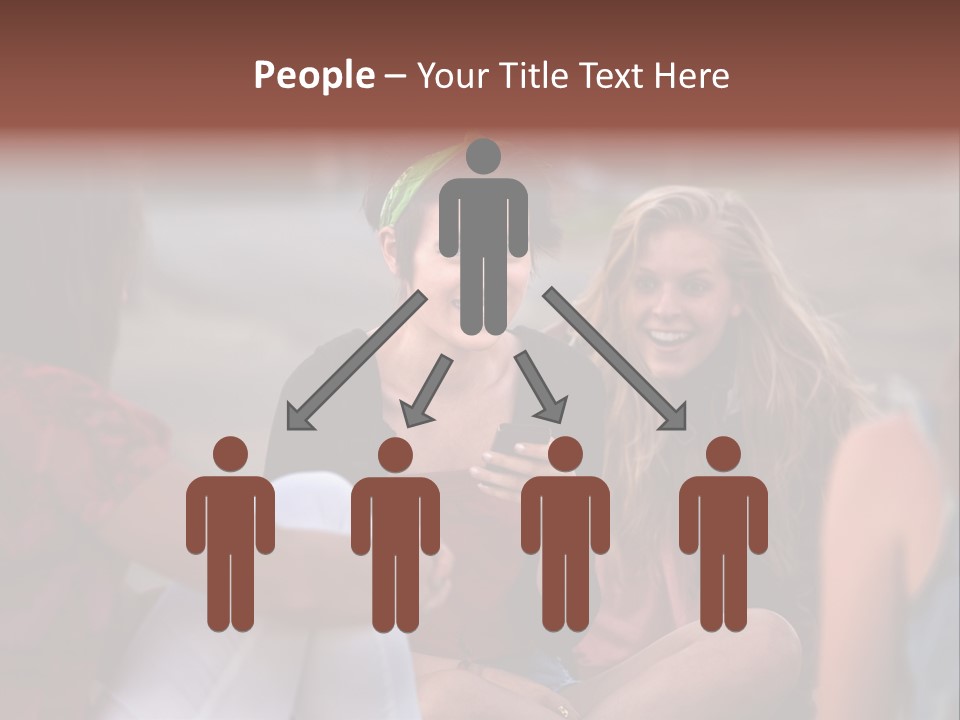 Female Friendship Talking PowerPoint Template