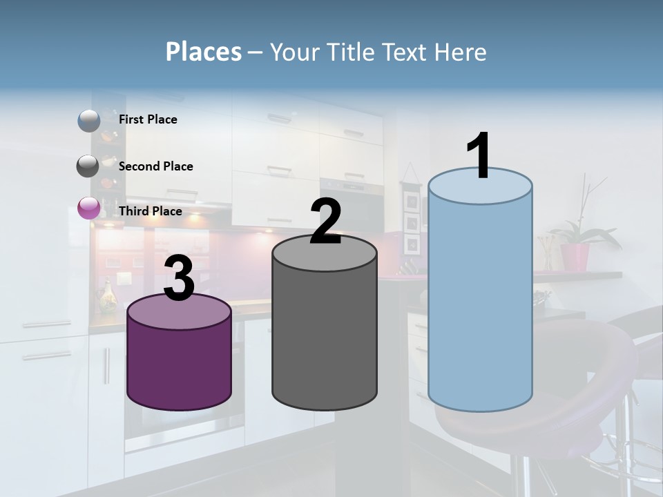 White Condo Sink PowerPoint Template