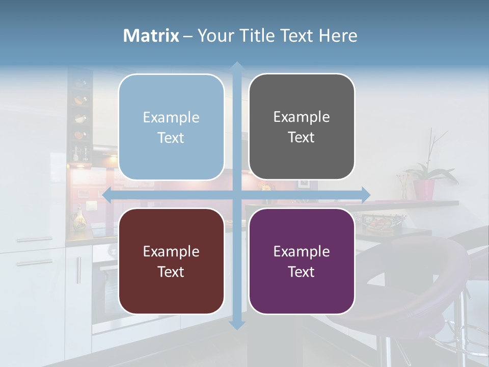 White Condo Sink PowerPoint Template