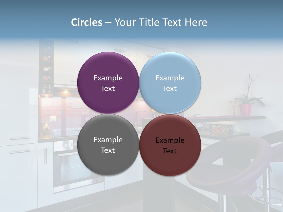 White Condo Sink PowerPoint Template