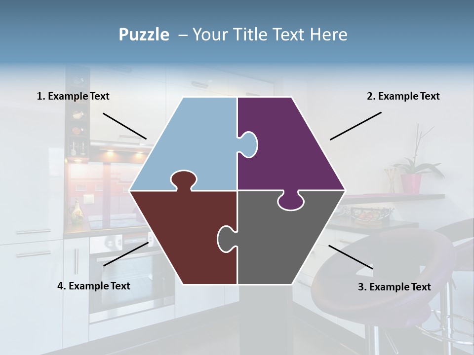 White Condo Sink PowerPoint Template