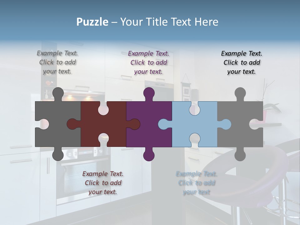 White Condo Sink PowerPoint Template