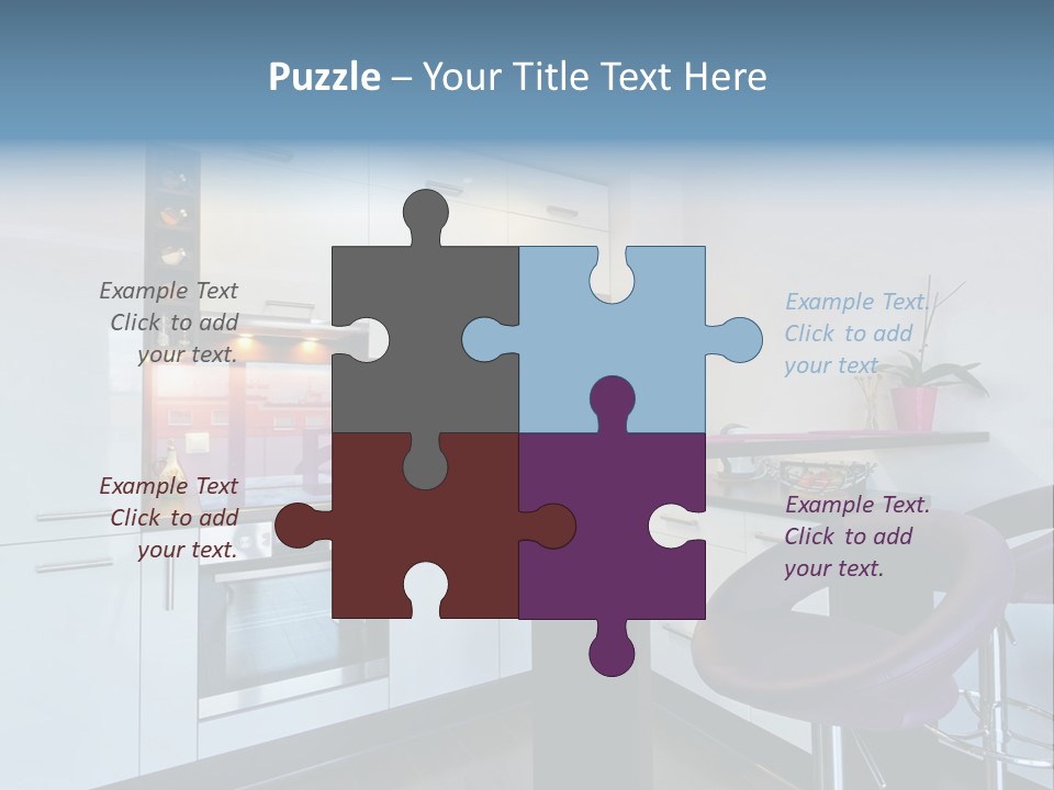 White Condo Sink PowerPoint Template