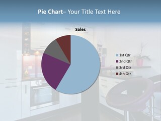 White Condo Sink PowerPoint Template