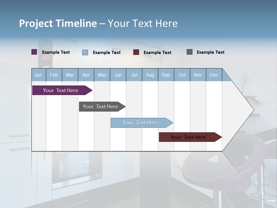 White Condo Sink PowerPoint Template
