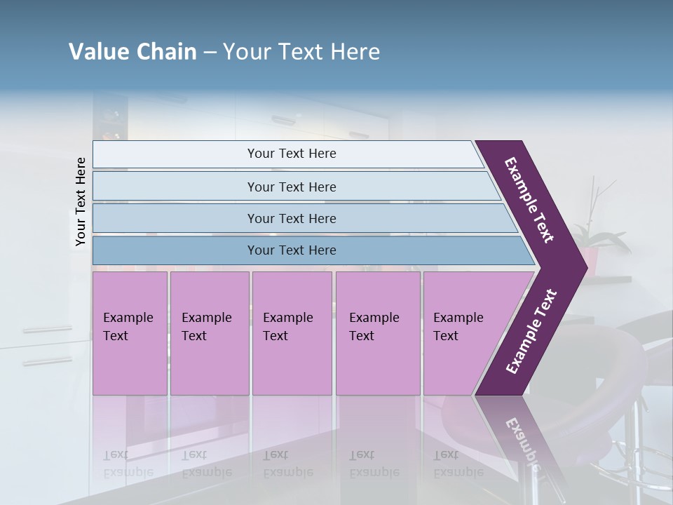White Condo Sink PowerPoint Template