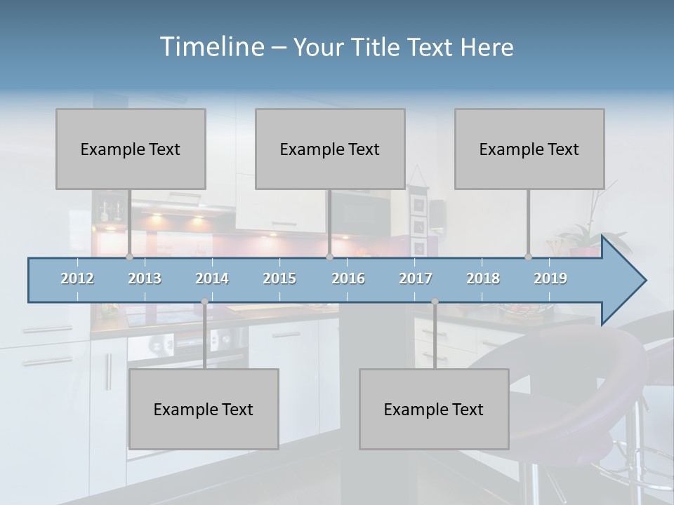 White Condo Sink PowerPoint Template