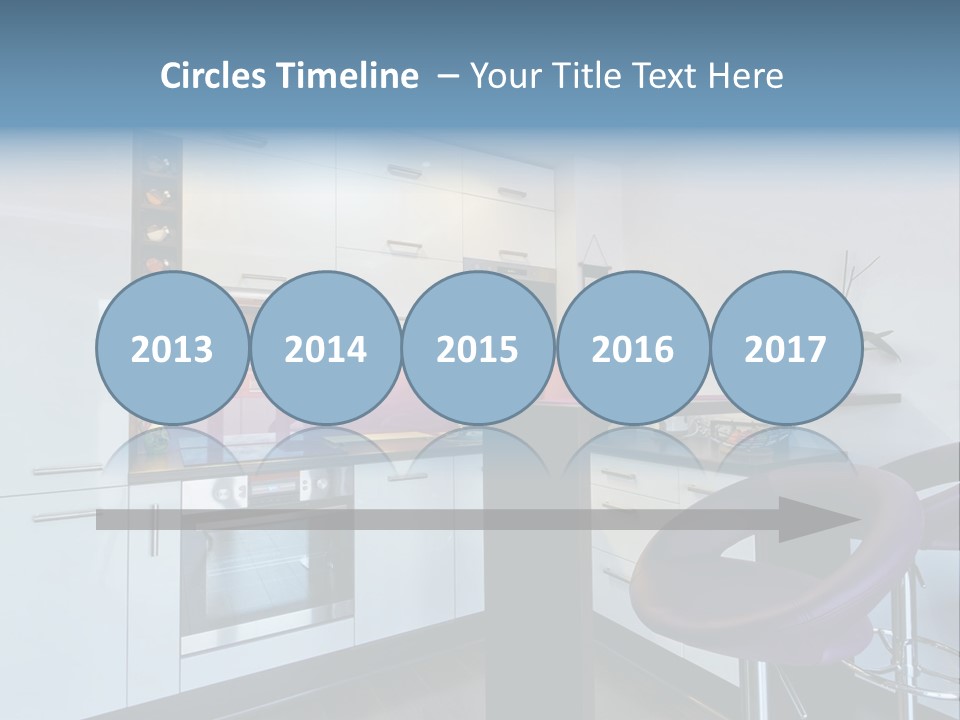 White Condo Sink PowerPoint Template