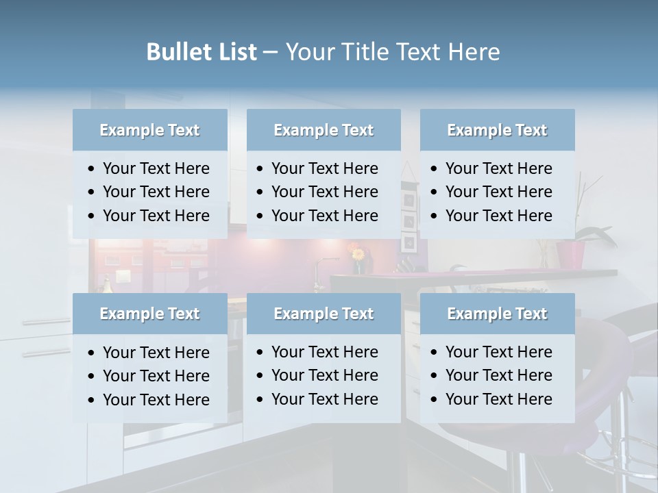 White Condo Sink PowerPoint Template