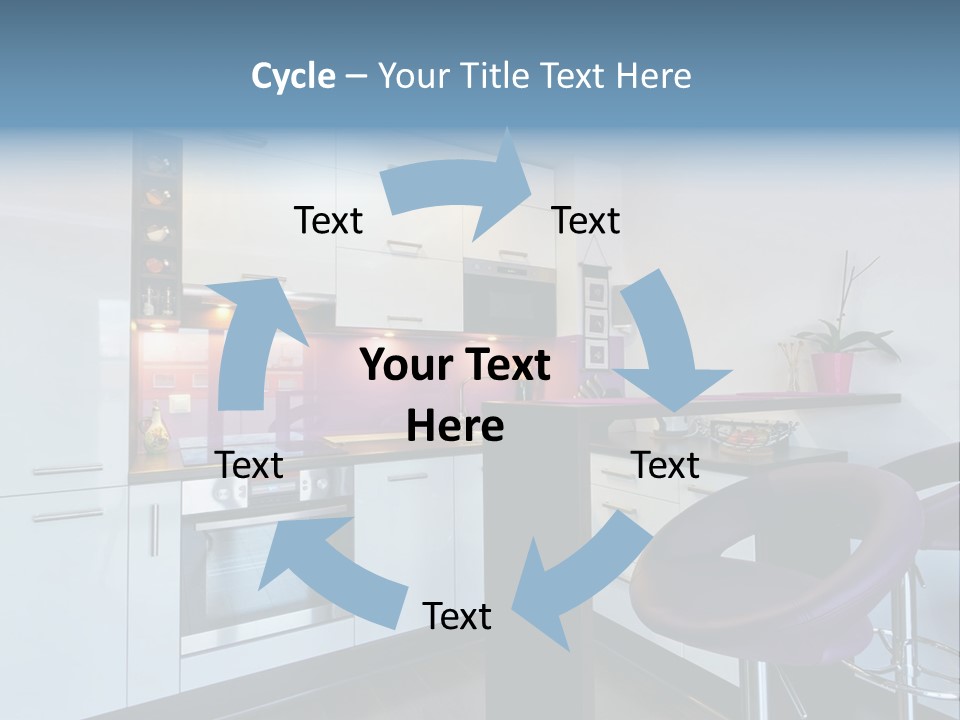 White Condo Sink PowerPoint Template