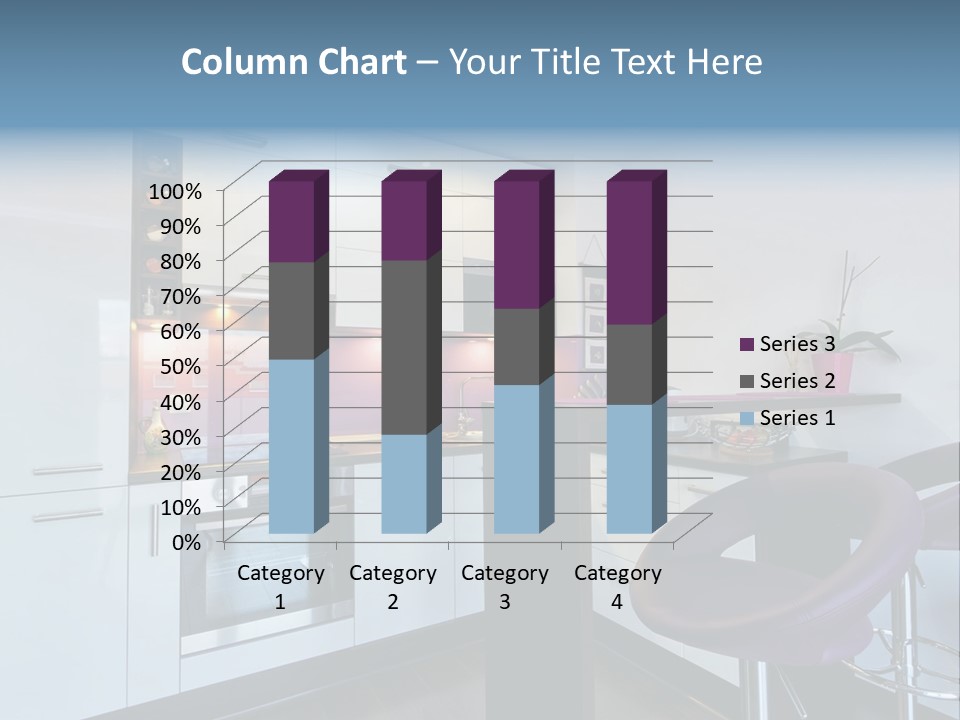 White Condo Sink PowerPoint Template